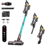 Cordless Vacuum Cleaner, 650W 55KPa 60Mins Vacuum Cleaners for Home, 8-in-1 Stick Vacuum with Charging Dock Station, Powerful Suction, Rechargeable, Versatile for Carpet, Hard Floor, Pet Hair - Retail: $140