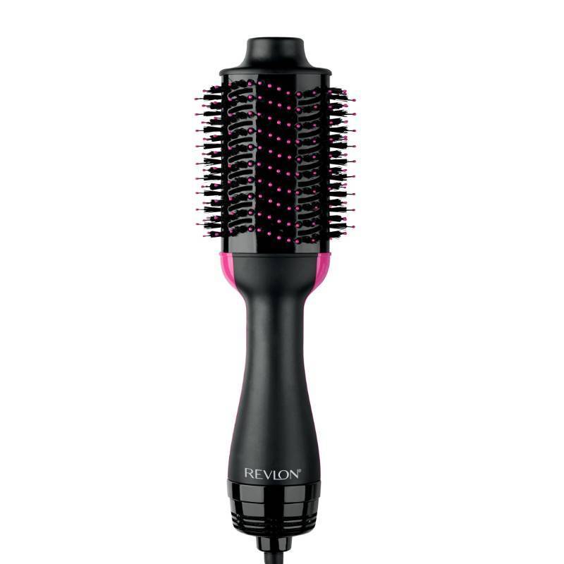 lot 1176 image: REVLON One-Step Volumizer Hair Dryer and Styler Easy Salon-Style Blowouts Less Frizz, More Shine, and Reduced Heat Damage, for All Hair Types and Lengths (Black) - Retail $42
