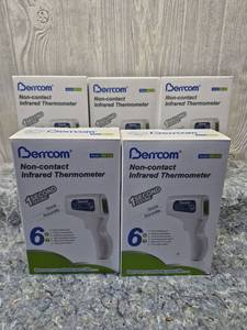 lot 142 image: LOT OF 5 Berrcom Non-Contact Infrared Thermometer Model JXB-178 - Retail $25