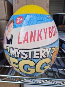 lot 185 image: Lankybox Mystery Egg with Micro Figures and Stickers Age 3 - Retail $0
