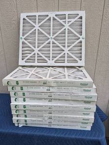 lot 193 image: Glasfloss Z-LINE SERIES 20x24x2 Pleated Air Filters, Lot of 10 - Retail $0