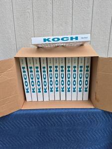 lot 195 image: Koch Multi-Pleat Extended Surface Air Filter 16x16x2 12 Pack - Retail $0