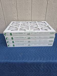 lot 196 image: Glasfloss Z-LINE Series 14x20x2 Air Filters, 4-Pack - Retail $0