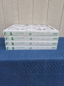 lot 197 image: Glasfloss Z-Line Series 16x20x2 Pleated Air Filters, Lot of 4 - Retail $0