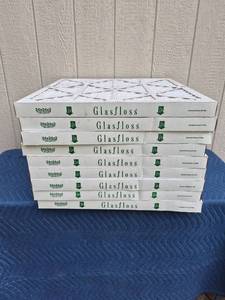 lot 299 image: Glasfloss 24x24x2 Extended Surface Air Filter Lot of 9 - Retail $0
