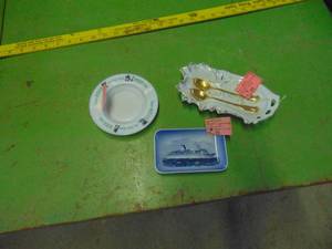 lot 4673 image: Ashtray - Spoon Holder and More
