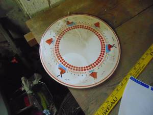lot 4704 image: Red Mill - Center Piece Dish