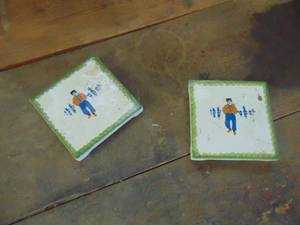 lot 4740 image: Pair of Black Forest Germany Trivets