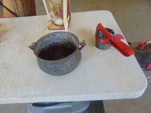 lot 4747 image: Cast Pail and Ricer