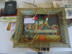 lot 4777 image: The Last Supper 3D lighted Art