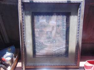 lot 4796 image: Vintage Print - Italian scenery