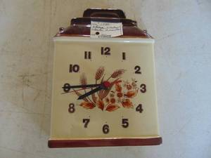 lot 4806 image: Ceramic Clock - Made in Japan