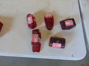 lot 4822 image: Selection of Glass Taillight Lenses