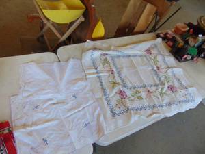 lot 4826 image: Embroidery Pieces and More