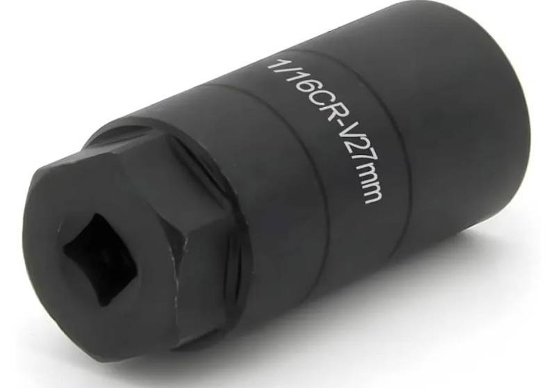 lot 72563 image: A ABIGAIL Oil Pressure Switch Socket, 1 116 x up to 2-58, Fits 38 Drive or 1 18 Hex, High Performance Chrome Molybdenum, Black Oxide Finish, Model A7646F - Retail $10
