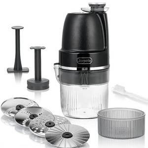 lot 63792 image: 4-Discs Electric Grater, Potato Masher for Creamy Puree, 200W - Retail $59