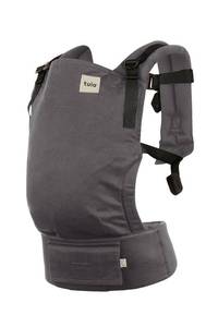 lot 63802 image: Baby Tula Breathable Mesh Panel Free-to-Grow Baby Carrier - Adjustable, Comfortable, Newborn to Toddler Carrier - Ergonomic Fit for 7lbs to 45lbs - Back & Front Carry Options - Graphite - Retail $179
