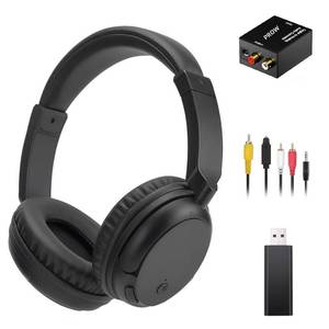 lot 72702 image: Wireless Headphones for TV, Bluetooth5.3 Over Ear Headphone with RM Radio Function, Lightweight Wireless TV Headset for Seniors, 30Hrs Playtime, No Audio Delay Blutooth Headsets for TV,Phone,Computer - Retail $32