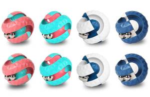 lot 72706 image: 8 Pack Orbit Ball Toy, Fidget Cubes Top Spinning Toy, Great Party Favor Gifts & Creative Decompress Toys, Puzzle Track Games for Kids Children Adults - Retail $21