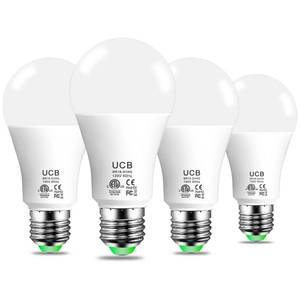 lot 72709 image: UCB Alexa Light Bulb 130W Equivalent, Smart Light Bulbs Warm White to Daylight Tunable, A19 E26 Bluetooth LED Bulbs Work with Alexa Only for Bedroom Kitchen Living Office No WiFi Required 4 Pack - Retail $30