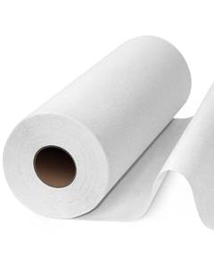 lot 72714 image: Medium Weight White Iron-On Non-Woven Fusible Interfacing 11.6 x 30yd Medium Weight Non-Woven Interfacing Iron On Polyester Single-Sided Interfacing for DIY Crafts Supplies - Retail $10