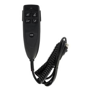 lot 72740 image: 5 Button 5 Pin Remote Hand Control Controller with Home Button for Lift Chair Power Recliner Electric Sofa Parts Replacement - Retail $35
