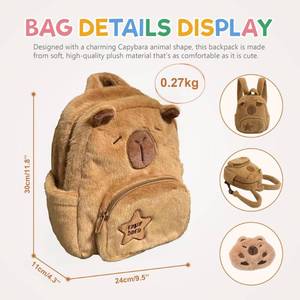 lot 72751 image: Backpack Multifunctional Durable Casual Daypacks for Outdoor Activities, Hiking, Picnic,Travel, Cute Animal Design, Lightweight Presents for Everyone - Retail $15