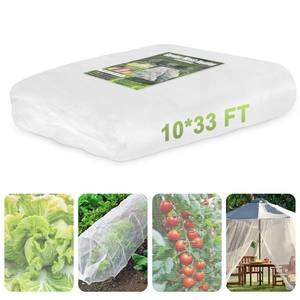 lot 72806 image: Garden Netting, 10x33Ft Ultra Fine Mesh Netting Pest Barrier Protection Bird Mosquito Net Plants Cover for Vegetables Fruits Flowers Crops Greenhouse Row Cover Raised Bed Patio Mesh Netting - Retail $18