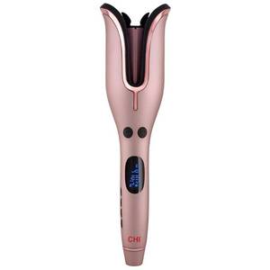 lot 72853 image: CHI Spin N Curl 1�� Ceramic Rotating Curling Iron, Adjustable Preset Heat Settings for All Hair Types, Salon-Quality Curls & Waves, Auto Shut-Off, Tangle Protection, Rose Gold - Retail $68