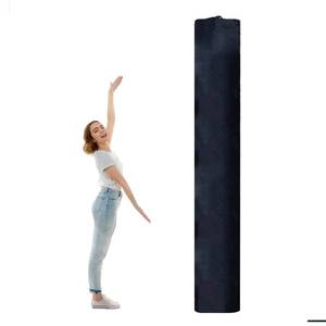 lot 72863 image: Large Rug Storage Bag Fitting Rugs up to 8 x 10 Ft, Protection for Rolled Rug 24 x 116 Inch, Black Drawstring Carpet Storage Pouch Oxford Cloth Rolled Rugs Moving Packing Bag - Retail $18