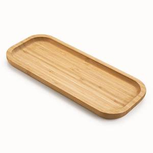 lot 72881 image: Bamboo Vanity Tray, Bathroom Counter Tray, Toilet Tank Tray, Bathroom Tray for Organizing and Home Decor, 11.8 x 5.1 x 0.8 inch - Retail $13