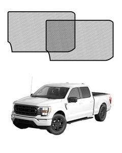 lot 72899 image: Car Window Shades for Ford F-150 (2021��2025), 2-Pack Rear Window Sun Shades for Baby �� Breathable Mesh, UV & Heat Blocker, Privacy Protection for Camping, Travel, Sleep & Nursing - Retail $30