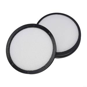 lot 72933 image: Vacuum Filter For HART 20-Volt Cordless Stick-Vacuum HPSV01 Model, Replacement Vacuum Filter With 0.3 Microns Fine Filtration for System For Pet Hair Dander Removal, 2 Pack - Retail $15
