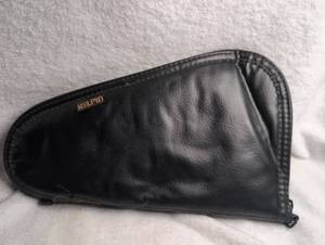 lot 3505 image: Kolpin Firearm Holster Black Leather
