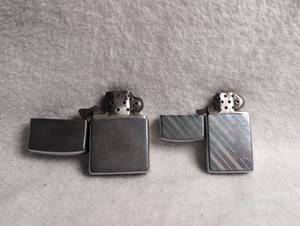 lot 4000 image: Zippo Lighter 2 Piece Lot Bradford Diagonal Pattern