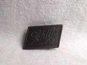 lot 4054 image: Scully Belt Buckle&nbsp