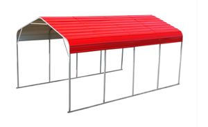 lot 9008 image: Unused Cherry Industrial Steel Carport  M122009