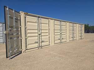 lot 16006 image: One Way Use - 40 Long High Cube Container with Double Rear & Four (4) Side Double Doors  YLEU2549230