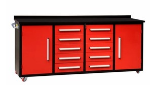 lot 3009 image: Suihe Toolbox 7FT-10D-2-01C  Red