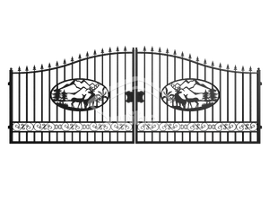 lot 3129 image: Suihe 18FT Deer Design Gate