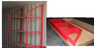 lot 3031 image: Suihe Container Racks  Orange