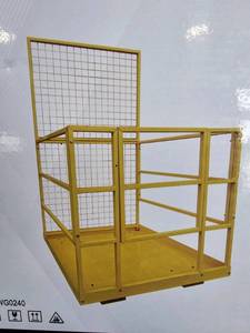 lot 2402 image: Unused Landhonor 43 x 45in Forklift Safety Cage  LHR-FSC43