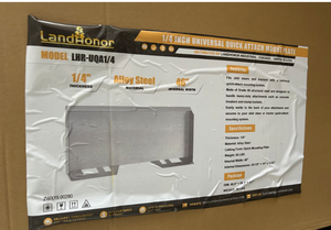 lot 2486 image: Unused Landhonor 14in Unuiversal Mount Plate  LHR-UQA14