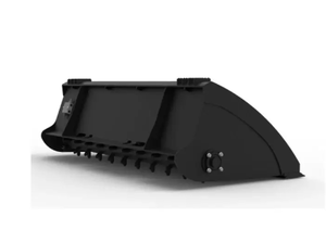 lot 2527 image: Landhonor 72 Inch Skid Steer Hydraulic Rake Bucket Soil Conditioner