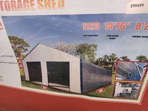 lot 7032 image: Unused CAPTOK Large Scale Building 50 x 25FT  Model CK-S5025&nbsp