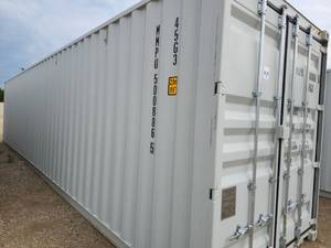 lot 7352 image: One Way Use 40 High Cube Storage Container, APPROX 102 TALL X 96 WIDE X 40 DEEP  MMPU5008865