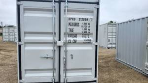 lot 347 image: SDLANCH One Way Use12ft Shipping Container with Window