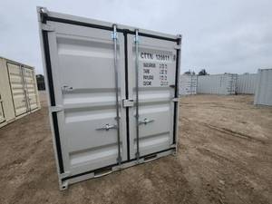 lot 7000 image: One Way Use 12ft Shipping Container  CTTN 1200110  Window & Entry Door