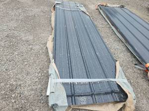 lot 7021 image: Unused Captok Galvalume Steel Siding &amp Roofing Panels  12ft Sheets  50 Count