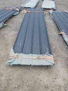 lot 7022 image: Unused  Captok Galvalume Steel Siding &amp Roofing Panels  12ft Sheets  50 count